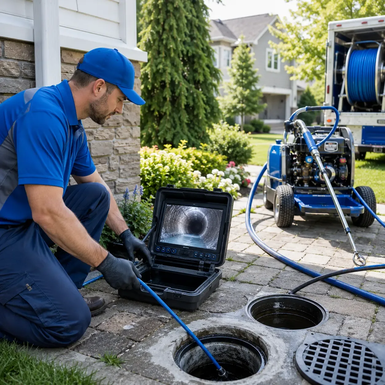Outdoor drain cleaning professionals serving Loganton, PA