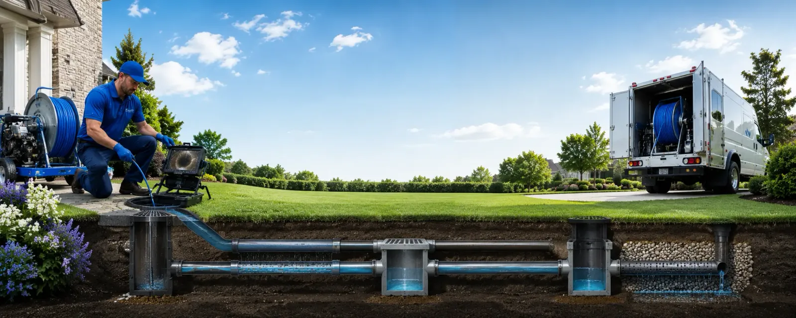 Outdoor drain cleaning information for Loganton, PA